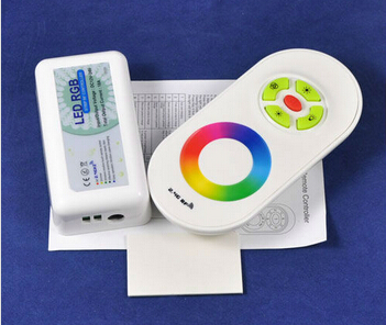 (image for) DC12-24V 2.4G LED RGB Controller Wireless RF Touch Panel LED RGB Dimmer Remote Controller For 5050 RGB Led Strips
